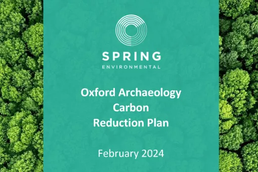 Cover of the OA Carbon Reduction Plan 